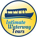 The logo for intimate waterway tours.